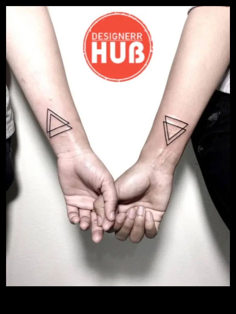 Heartfelt Harmony: Couple Tattoo for Everlasting Love