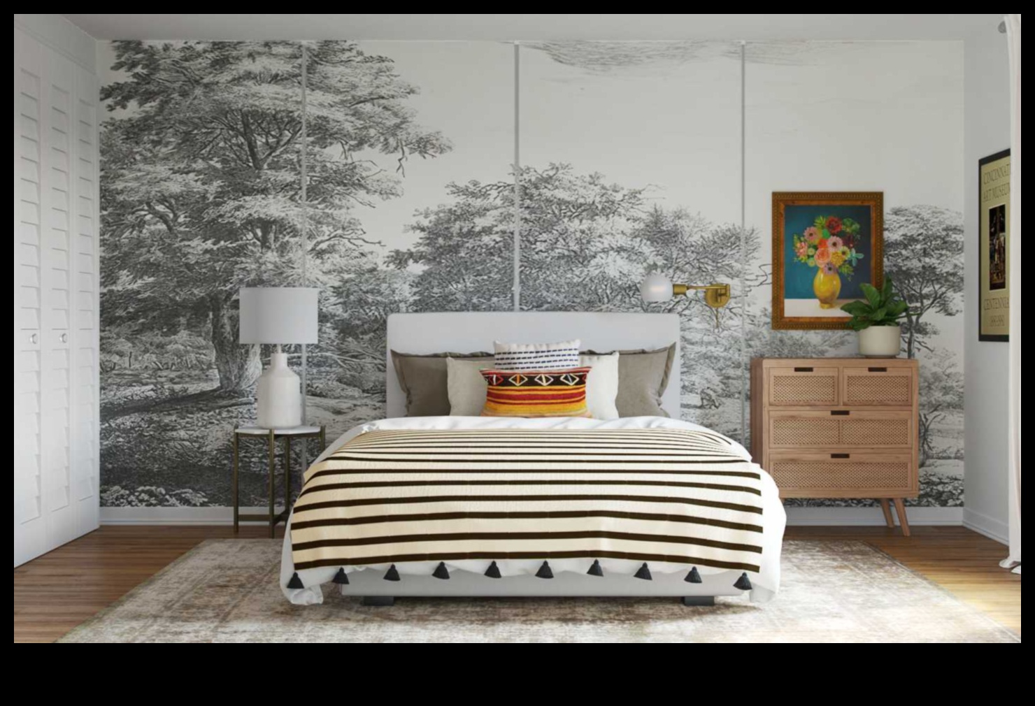 Εκλεκτική διακόσμηση υπνοδωματίου Ένας συνδυασμός στυλ 3 Εκλεκτική διακόσμηση υπνοδωματίου για μοναδική εμφάνιση