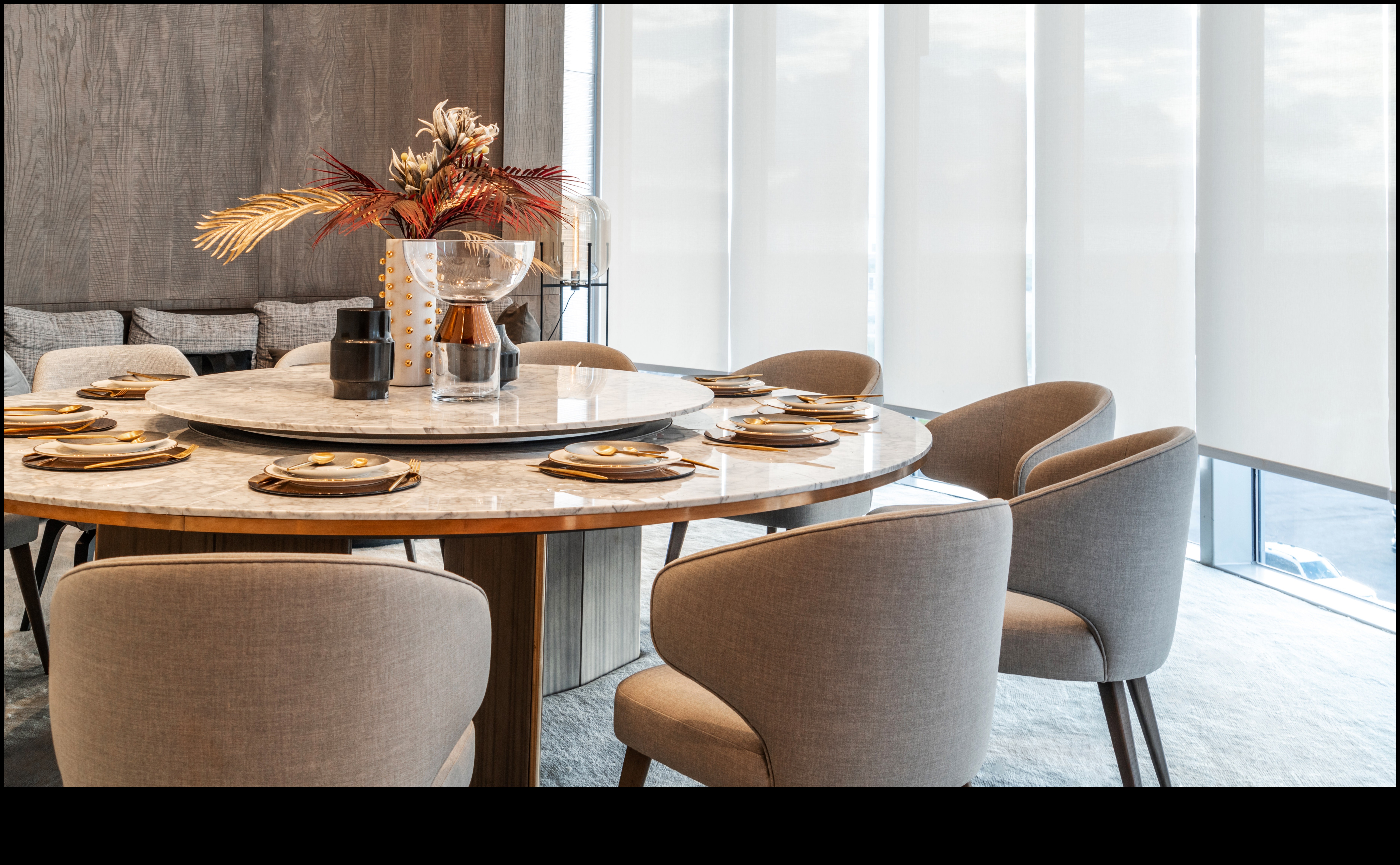 Κομψή διακόσμηση τραπεζαρίας εμπνεύσεις