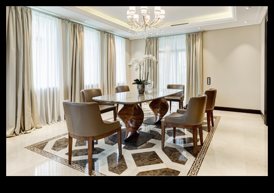 Κομψή διακόσμηση τραπεζαρίας εμπνεύσεις