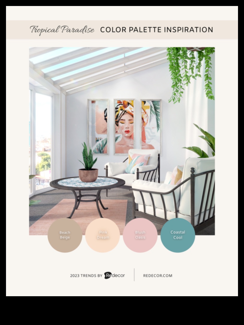 Τροπική διακόσμηση Ένας οδηγός για τα καλύτερα φυτά, χρώματα και σχέδια 3 Διακόσμηση με τροπικό θέμα για μια χαλαρή ατμόσφαιρα