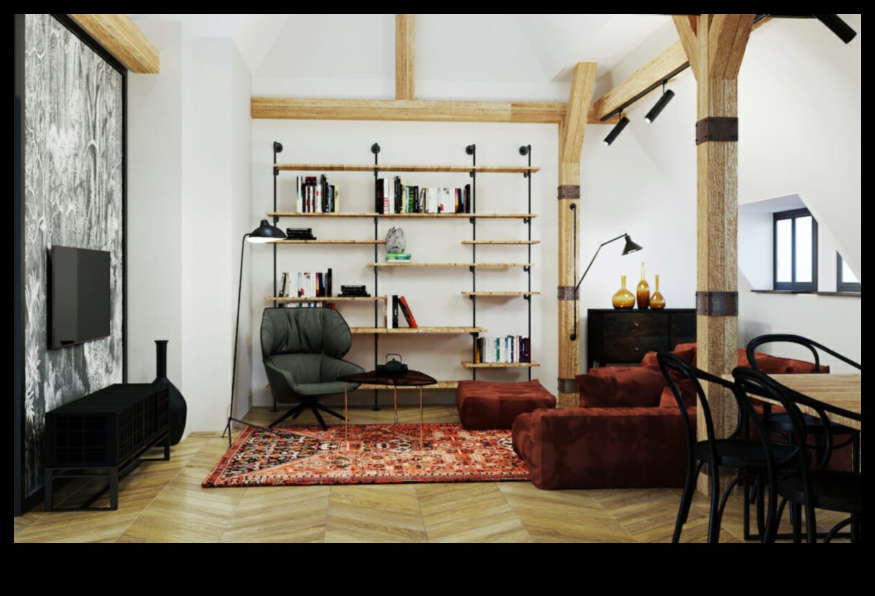 Industrial Chic Σαλόνι Μια μοντέρνα εμφάνιση σε ένα Rustic Classic 8 Πώς να δημιουργήσετε ένα Industrial Chic σαλόνι με εκτεθειμένους τοίχους από τούβλα χρησιμοποιώντας ιδέες διακόσμησης;