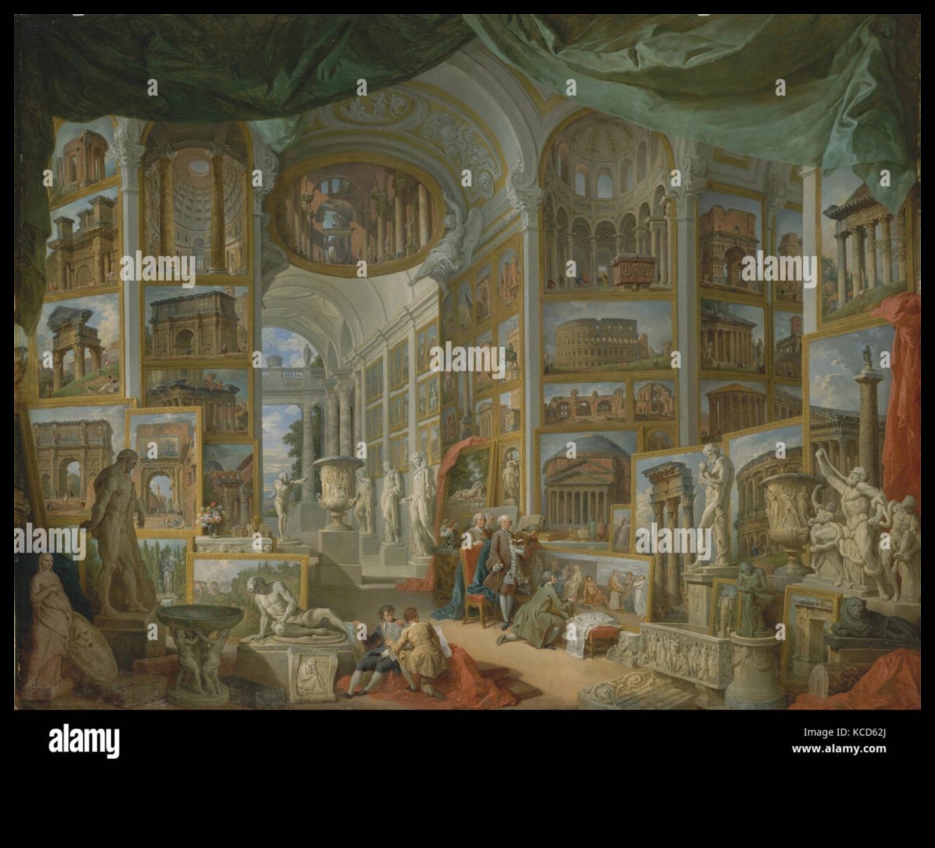 Καμβάδες Capitolium: Καλλιτεχνικές αναπαραστάσεις ρωμαϊκών ναών