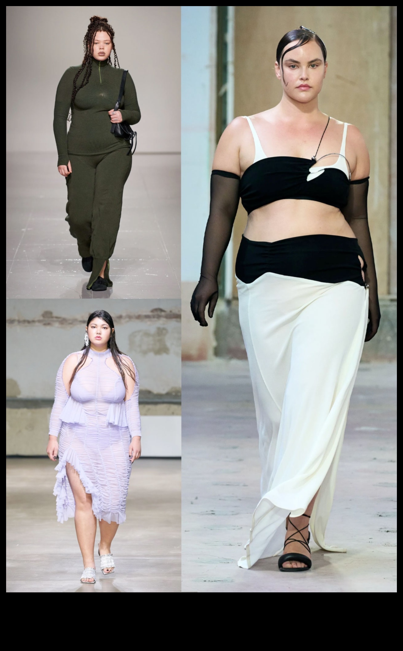 Καμπύλες σε ρούχα Couture Plus-Size που είναι κάθε άλλο παρά βασικά 2 Καμπύλες στη ραπτική: Μοντέρνα ρούχα για λάτρεις της μόδας