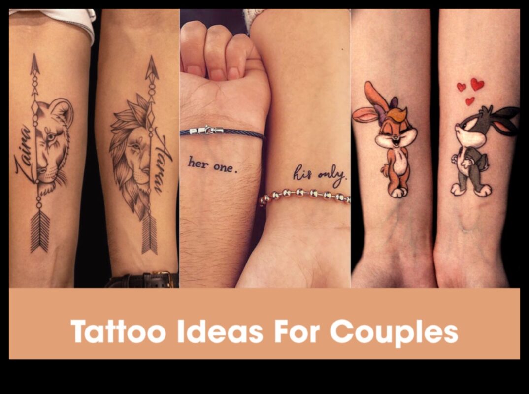 Heartfelt Harmony: Couple Tattoo for Everlasting Love