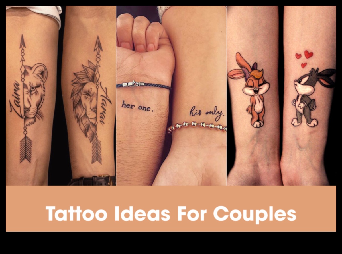 Heartfelt Harmony: Couple Tattoo for Everlasting Love