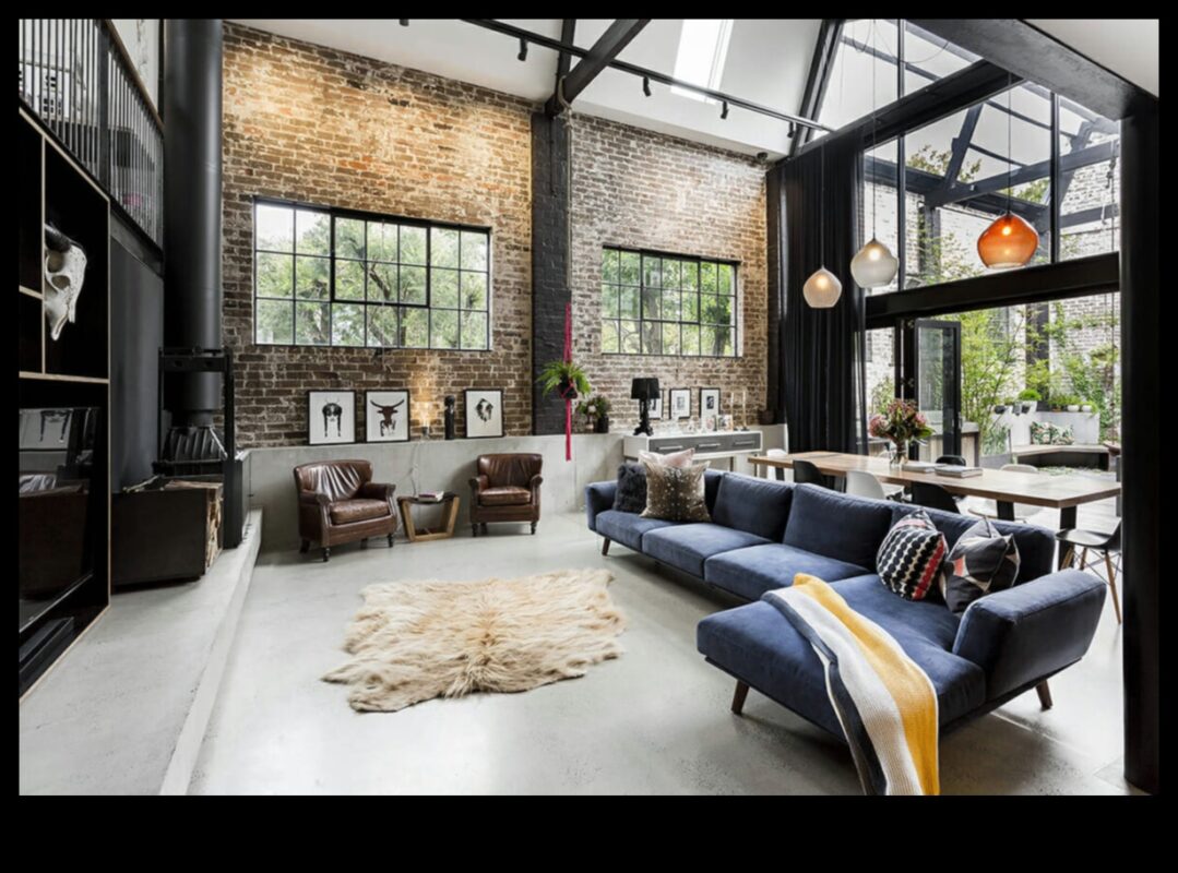 Πώς μπορώ να πετύχω ένα Industrial Chic Σαλόνι με Urban Loft Vibes;