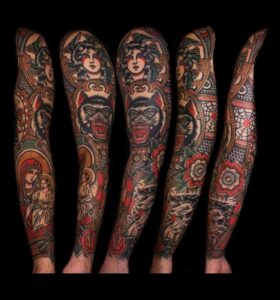 True to Tradition: Enduring Beauty in Classic Traditional Tattoos