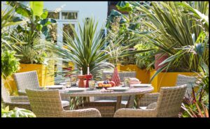 Διακόσμηση με τροπικό θέμα για μια χαλαρή ατμόσφαιρα