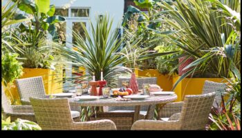 Διακόσμηση με τροπικό θέμα για μια χαλαρή ατμόσφαιρα